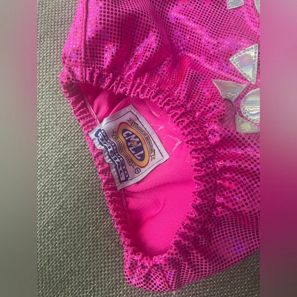 🇲🇽Lucha Libre official wrestling pink/silver Mask style “Místico”- nwot